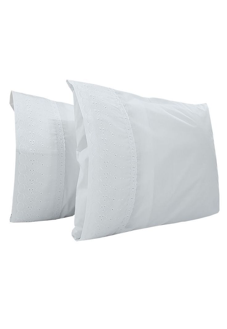 Juego de sabana 200 hilos 1,5 pl broderie blanco-2