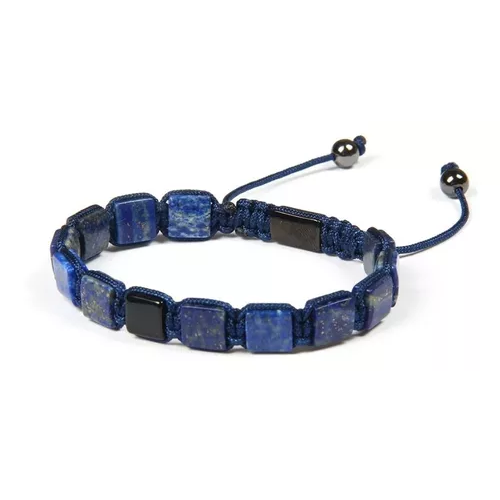 Pulsera Piedra Lapislazuli Hombre Moda-0