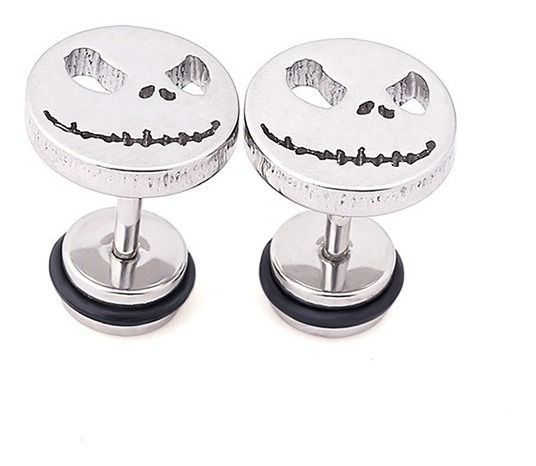 Aros Punk Hombre Mujer Jack Silver Earing Moda 2020 Plateado