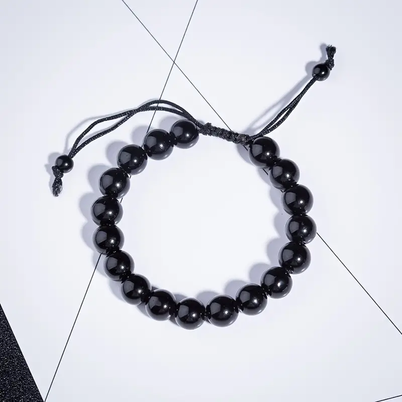 Pulsera De Piedra Onix 1 Hombre Mujer Moda-2