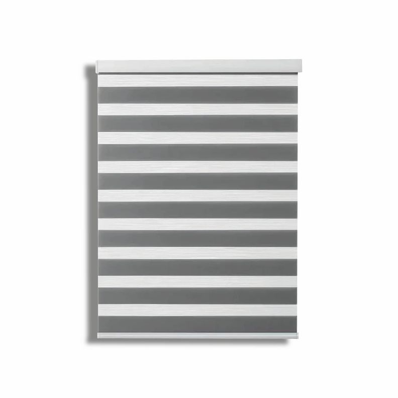 Roller Duo Zebra Día Y Noche Gris 90 X 165 Cm Premium-0