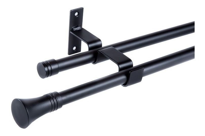 Set Extensible De 120-210 Cm Color Negro Y Terminal Cónico-0