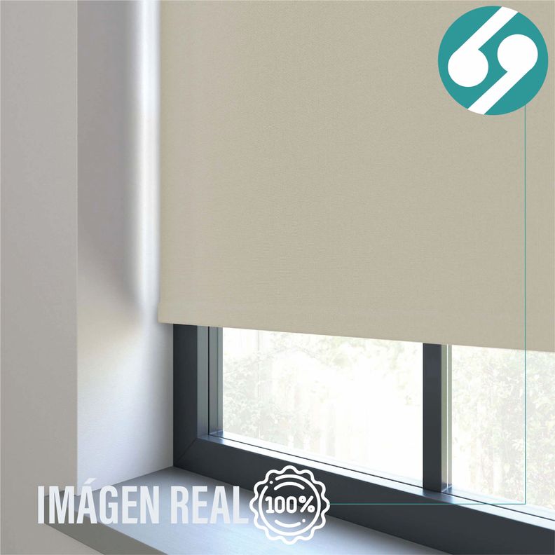 Cortina Roller Blackout Beige 180 X 250 Cm-2