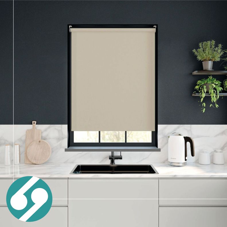 Cortina Roller Blackout Beige 180 X 250 Cm-6