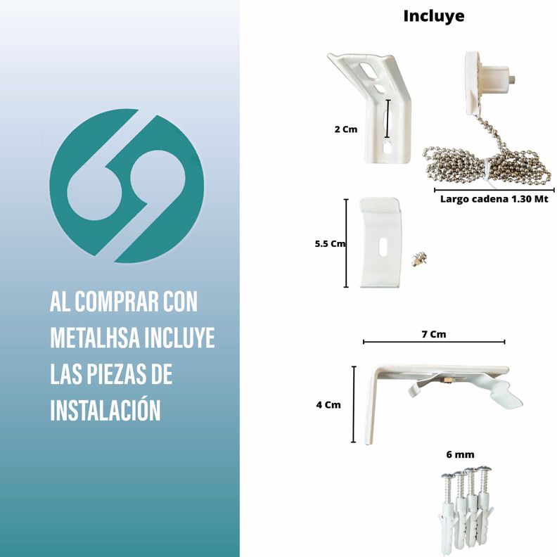 Roller Duo Zebra Día Y Noche Blanco 200 X 165 Cm Premium-7