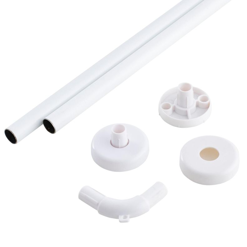 Set Angular Plastificado 19 Mm Para Ducha 75 X 75 Cm-1
