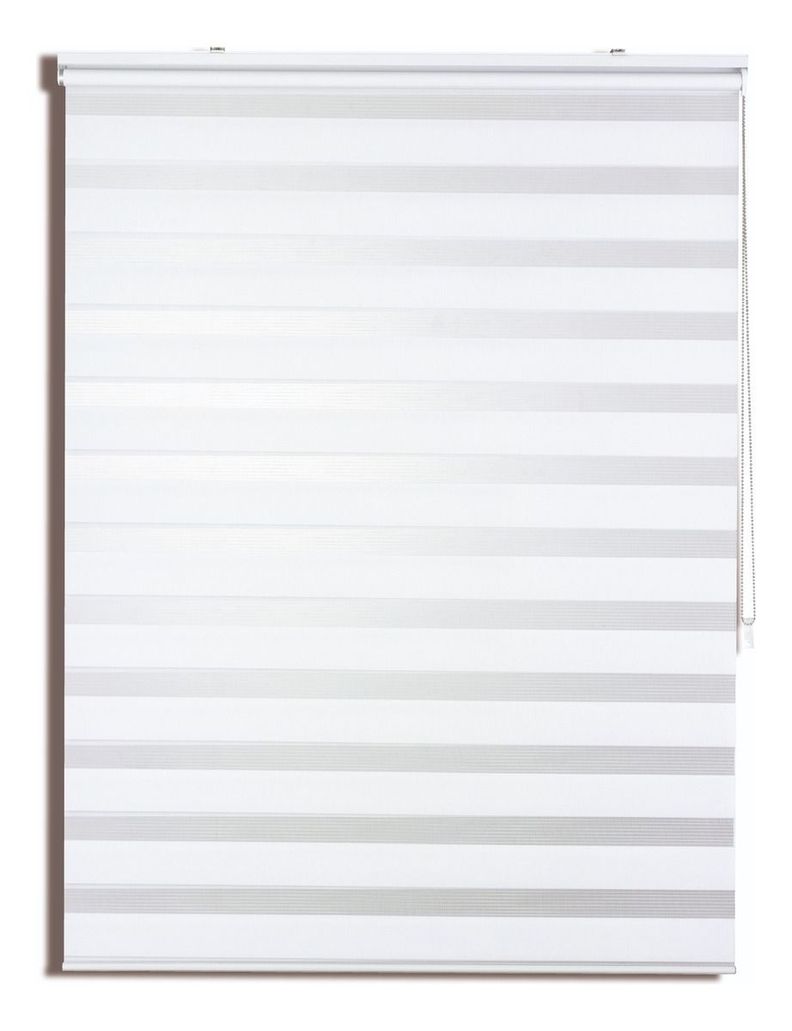 Roller Duo Zebra Día Y Noche Blanco 120 X 250 Cm Sin Cenefa-0