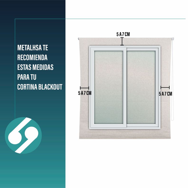 Cortina Roller Blackout Textura Lino 090 X 250 Cm-7