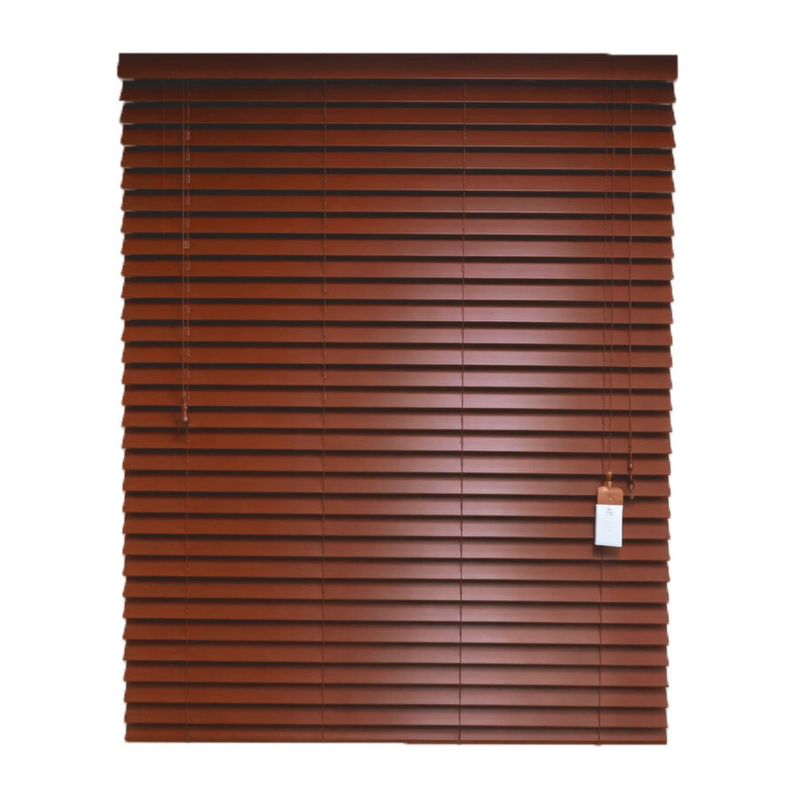 Persiana PVC Tipo Madera 50 MM 120X165 Cm Cerezo Textura Aura