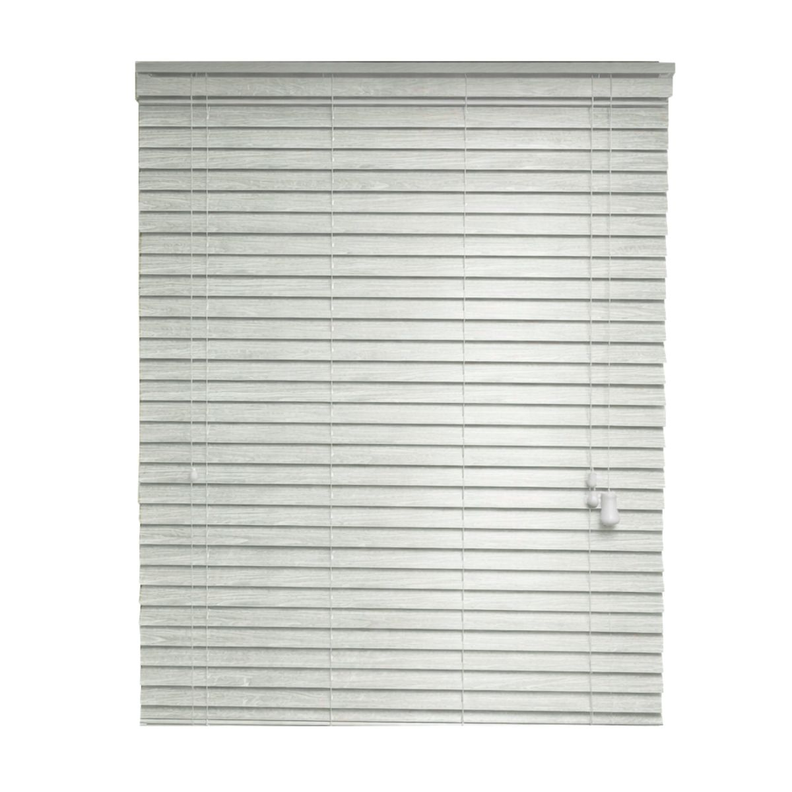 Persiana PVC Tipo Madera 50 MM 200X165 Cm Gris Texturado Aura