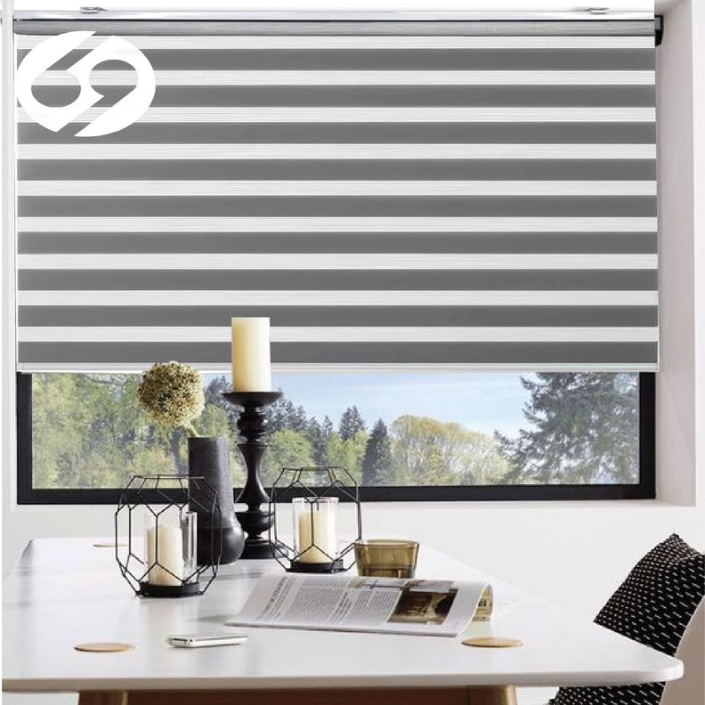 Roller Duo Zebra Día y Noche Gris 150 X 250 Cm Sin Cenefa-6