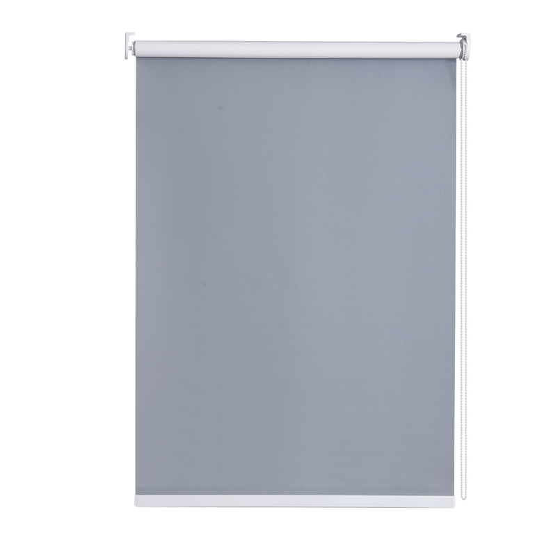 Cortina Roller Blackout Aura Gris 160X250 Cm-0