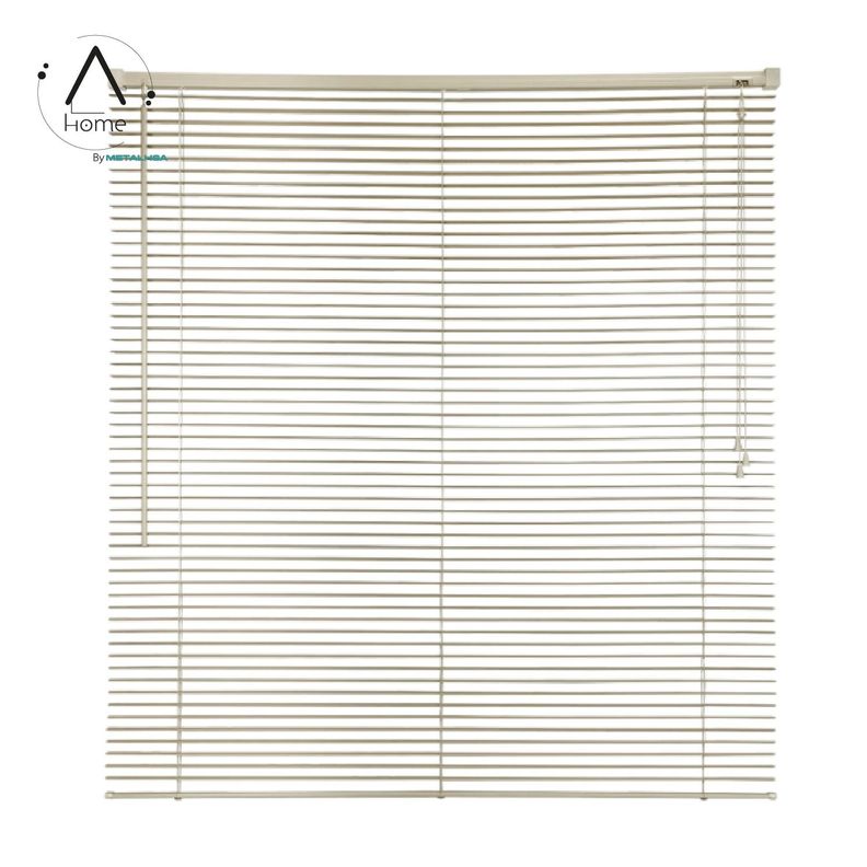 Persiana Veneciana Pvc 25MM 150X165 Cm Manual Marfil-3