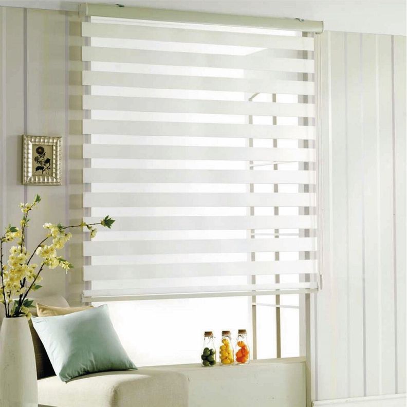 Roller Duo Zebra Día Y Noche Blanco 120 X 250 Cm Premium-6