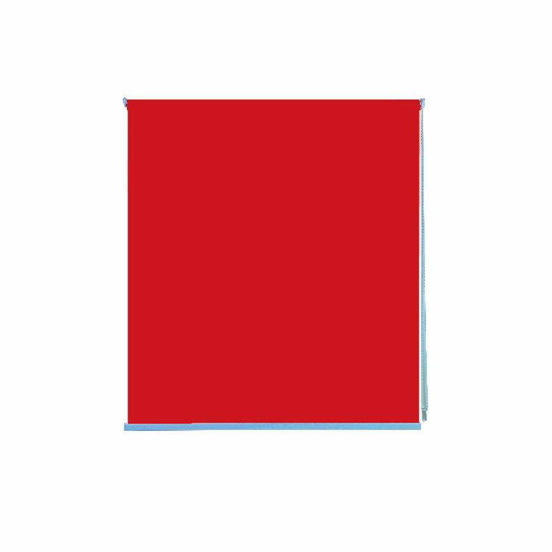 Cortina Roller Blackout Rojo 150 X 165 Cm-0