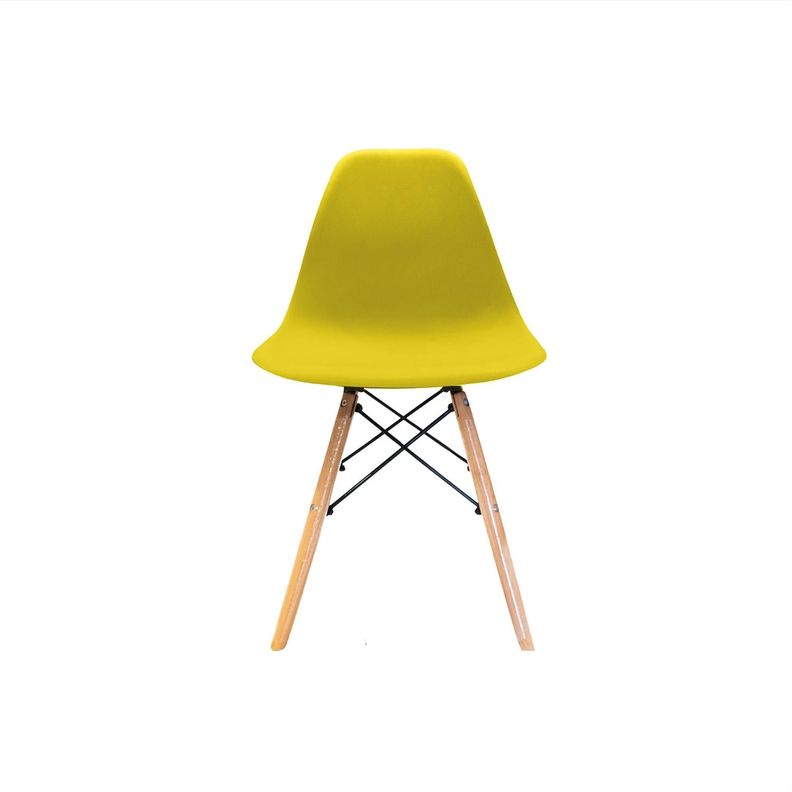 Pack 4 Sillas Eames Mostaza-1