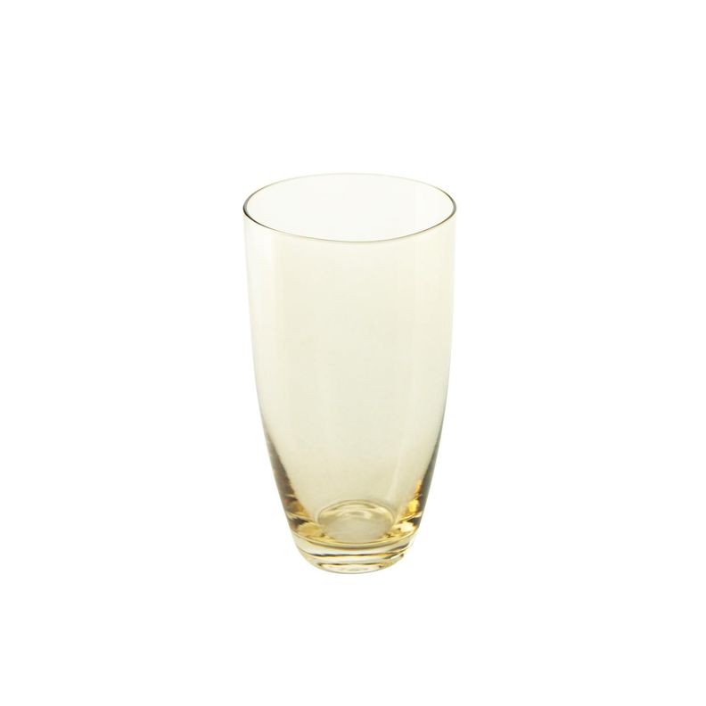 Set 6 Vasos Gota alto ambar-0