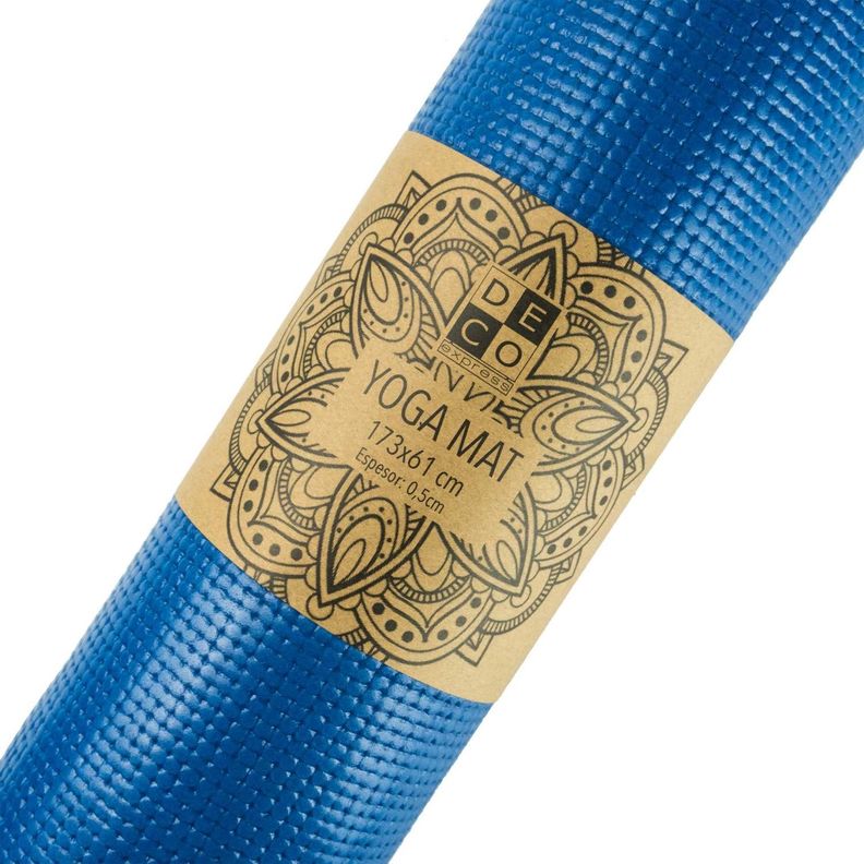 Mat de Yoga Azul 61X173 cm-0