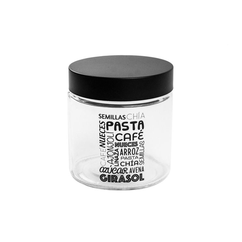 Frasco Vidrio Black 12 Cm-0
