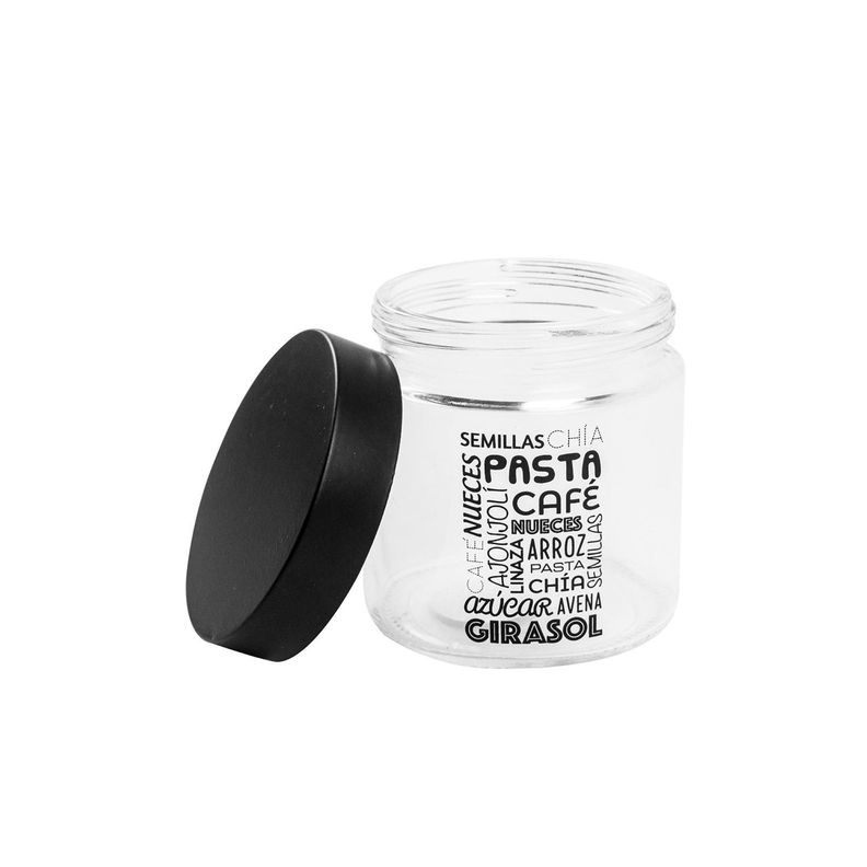 Frasco Vidrio Black 12 Cm-2