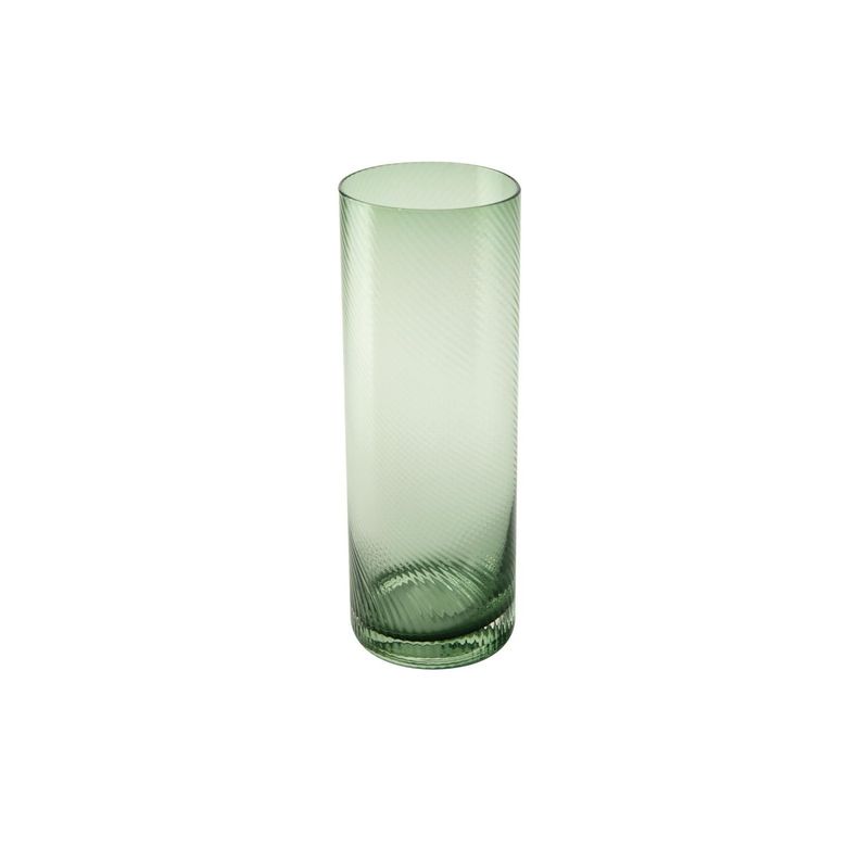 Florero Berna verde 25x9 cm-0