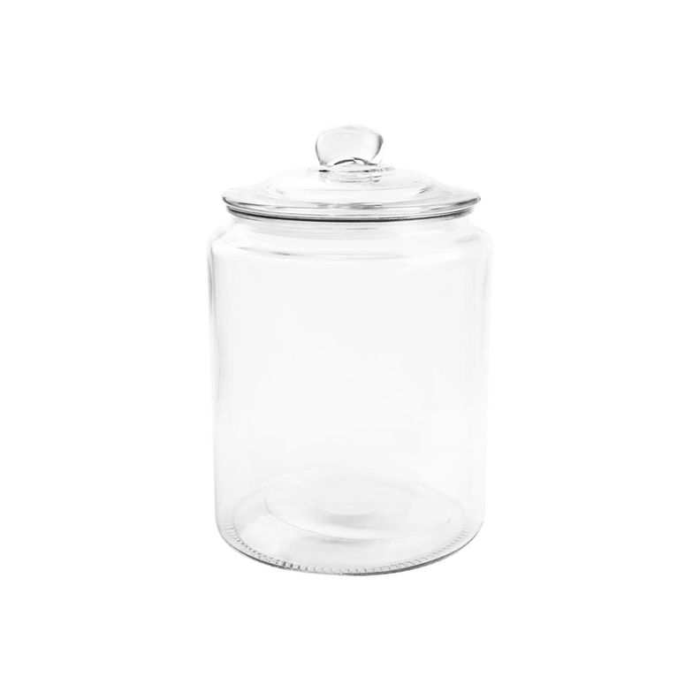 Frasco Vidrio 29 cm con Tapa-1