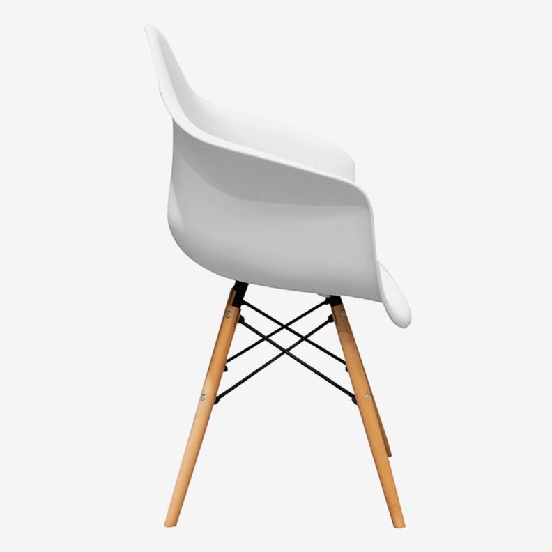 Silla de comedor Eames Blanca-2