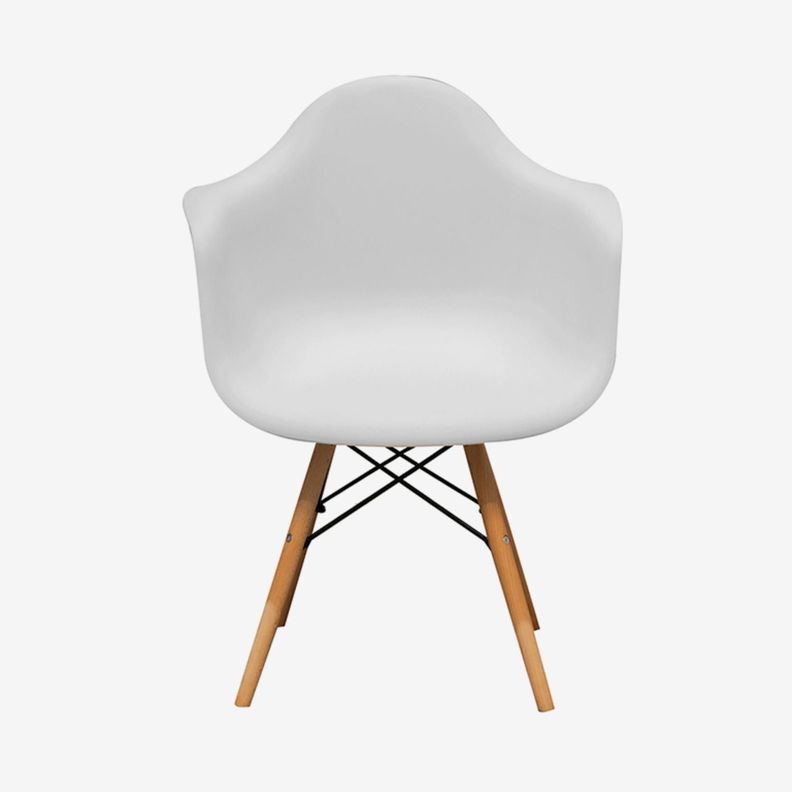 Silla de comedor Eames Blanca-0