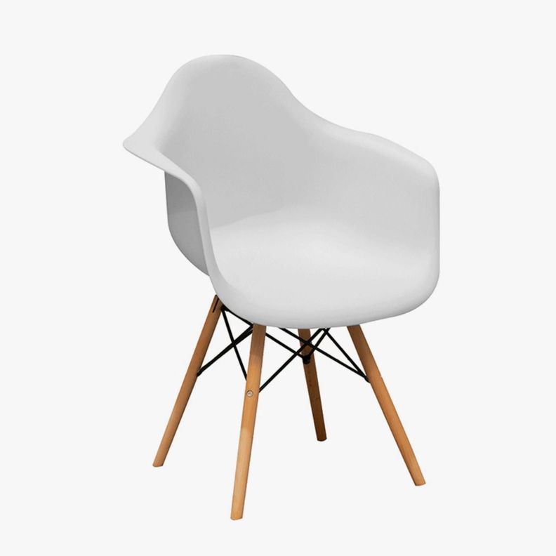 Silla de comedor Eames Blanca-1