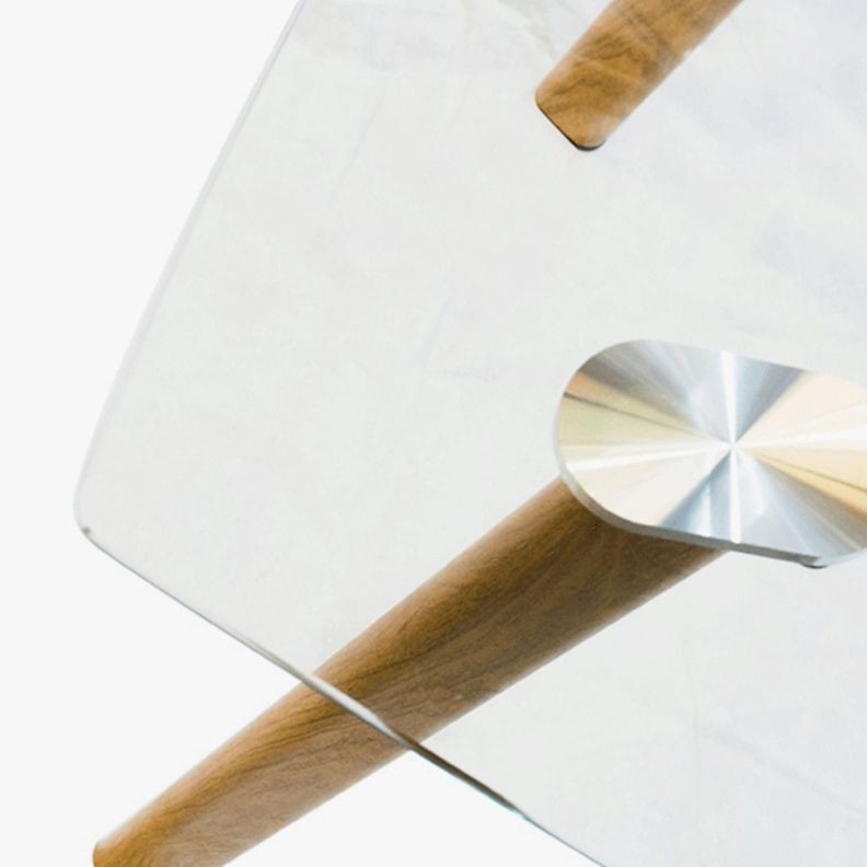 Mesa de comedor Cristal 140x80cm-2