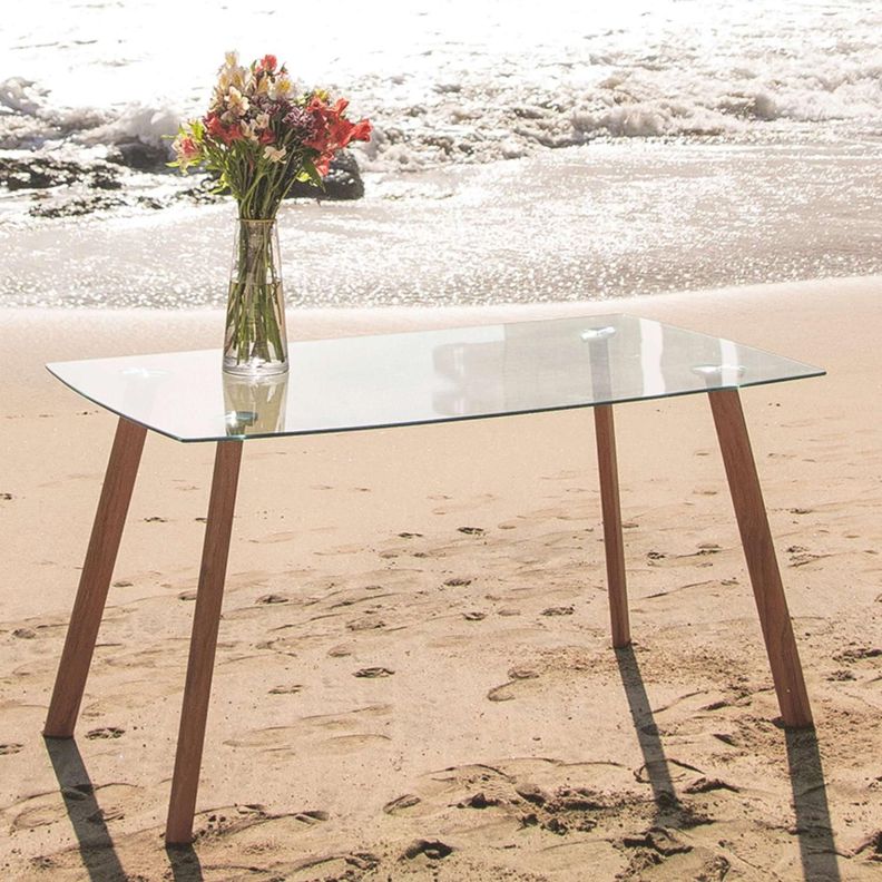 Mesa de comedor Cristal 140x80cm-3