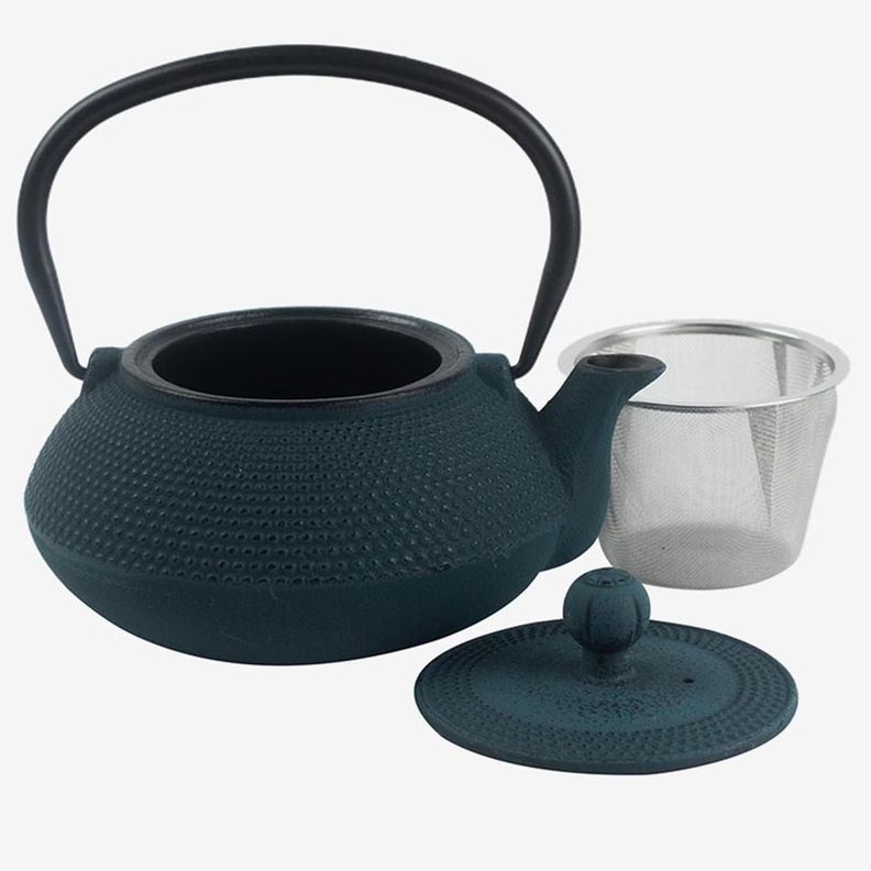 Tetera de Hierro fundido Azul 800ml-5