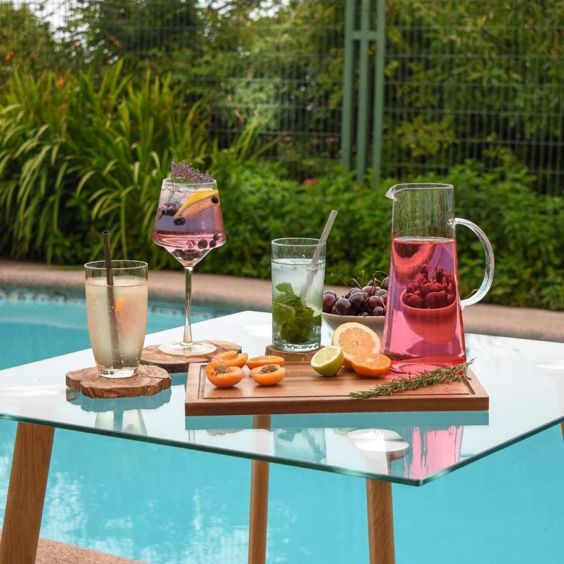 Mesa de comedor Cristal 80x80cm-1