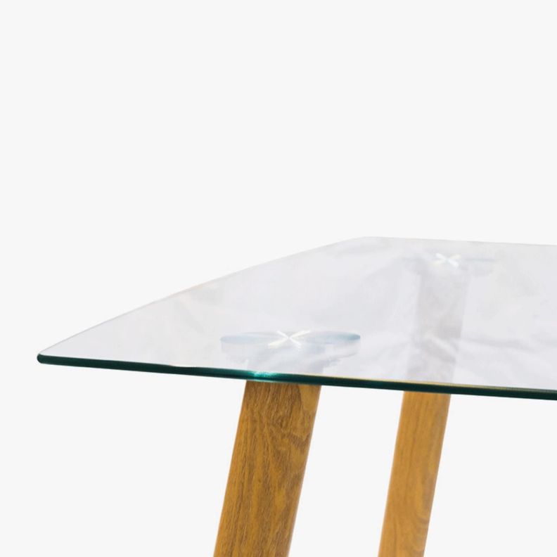 Mesa de comedor Cristal 80x80cm-3