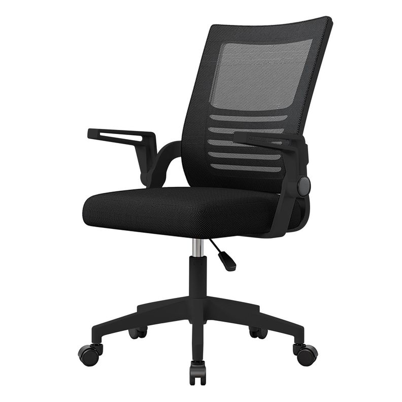 Silla Escritorio Emilia Oficina Ergonomica Acolchada Negra Negro