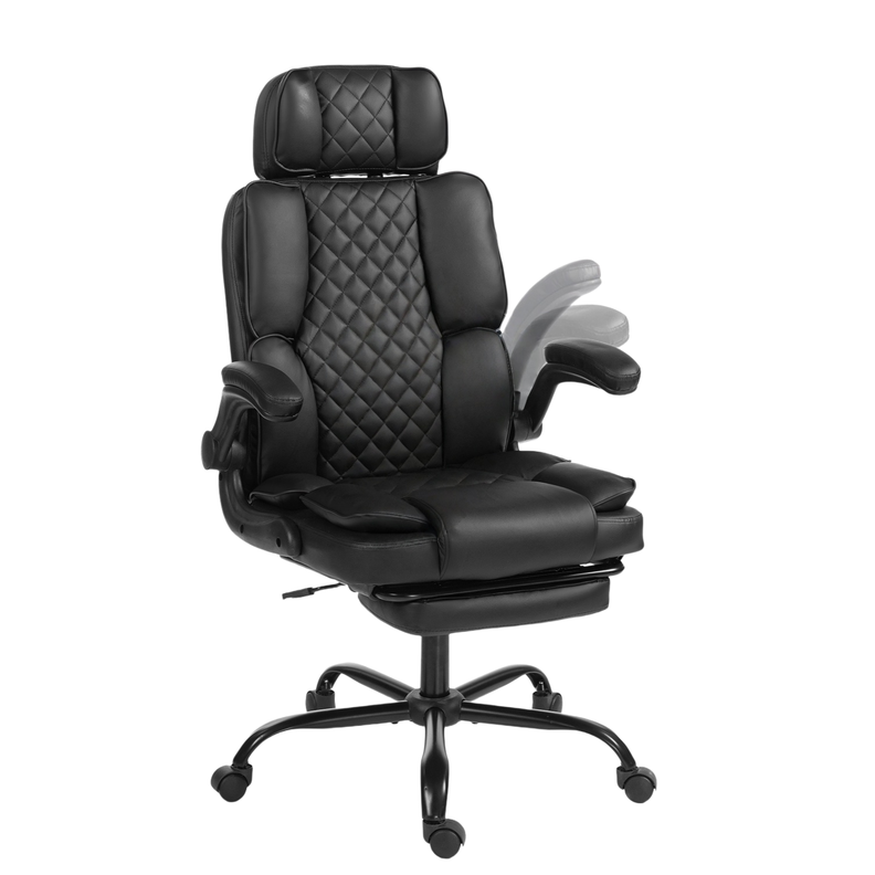 Silla Escritorio Ergonomica Hector Premium Super Acolchada Negro