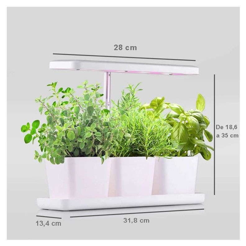 Lámpara de luz led para crecimiento de cultivos indoor 10w-3