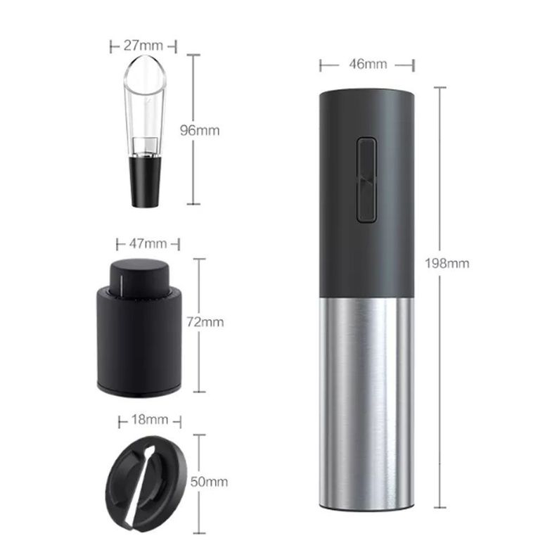 Kit de sacacorchos eléctrico recargable por Usb C-2