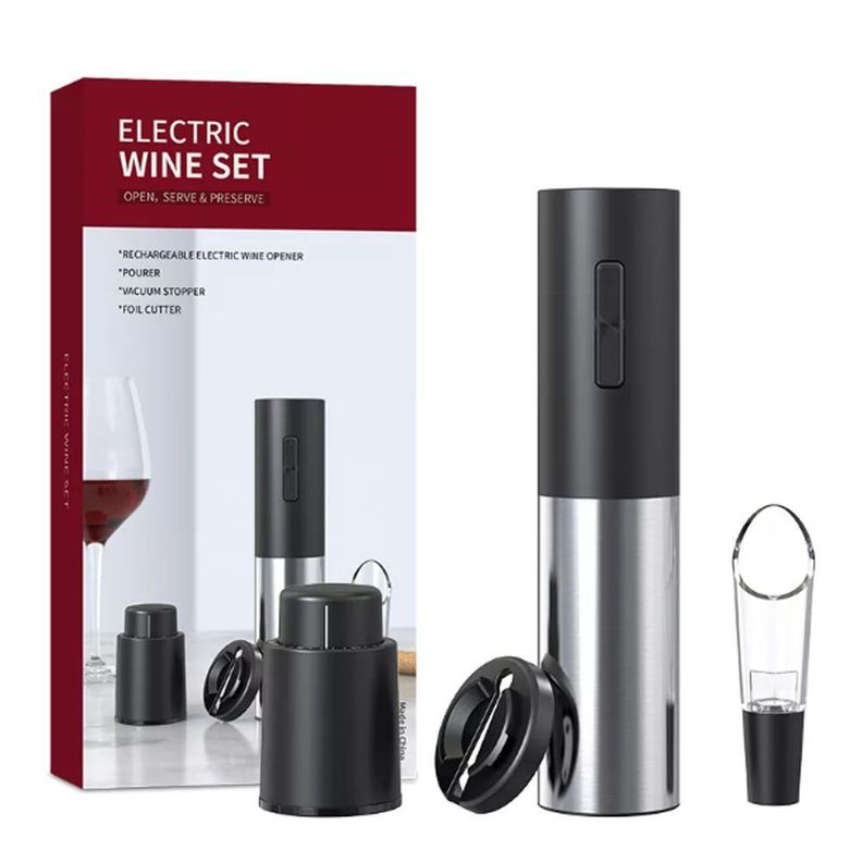 Kit de sacacorchos eléctrico recargable por Usb C-0