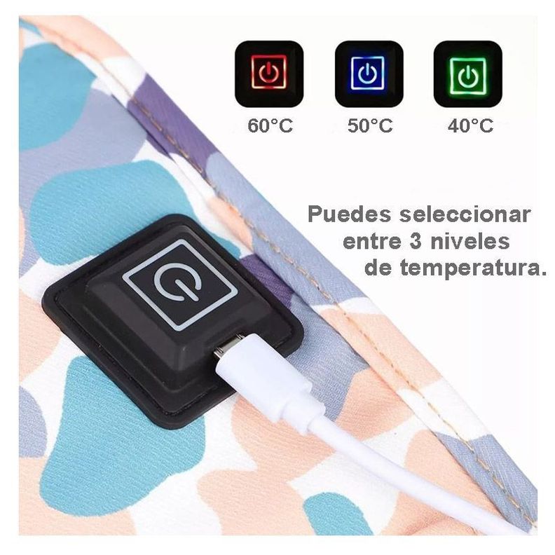 Calentador de mamadera USB C con control de temperatura-2