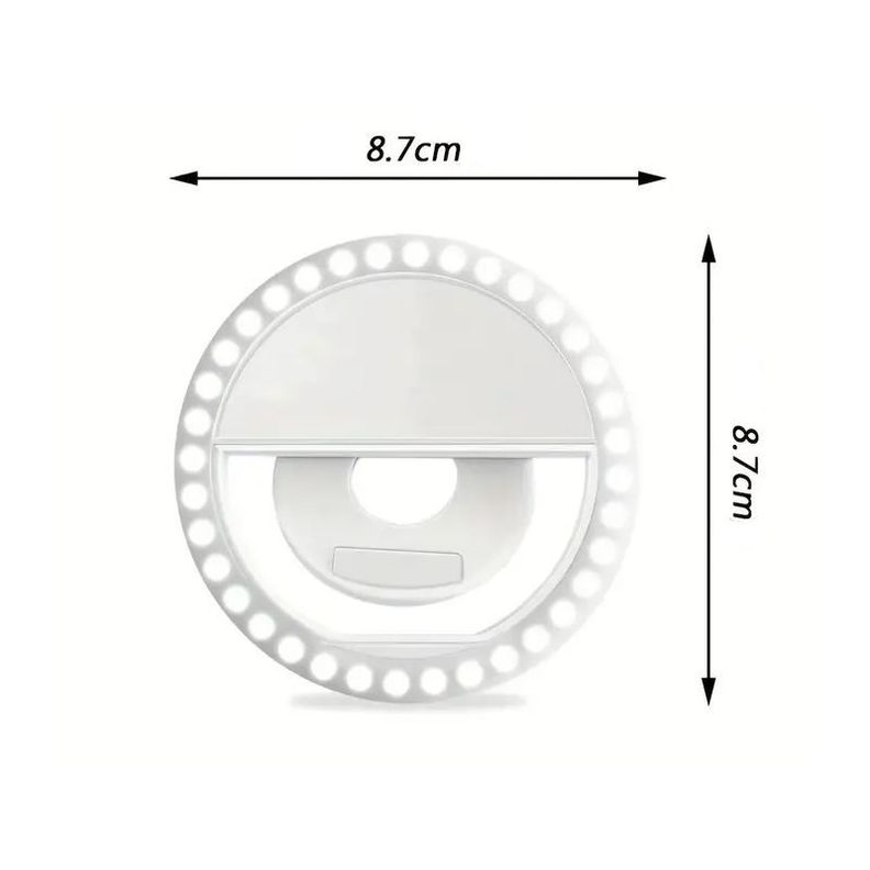 Aro de luz Led para celulares y tablets USB-1