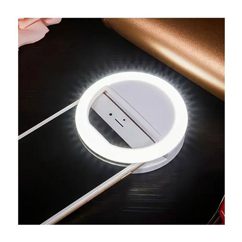 Aro de luz Led para celulares y tablets USB-3