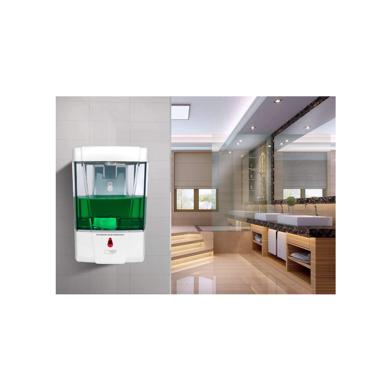 Dispensador automático de jabón y alcohol gel sin contacto 700ml-4