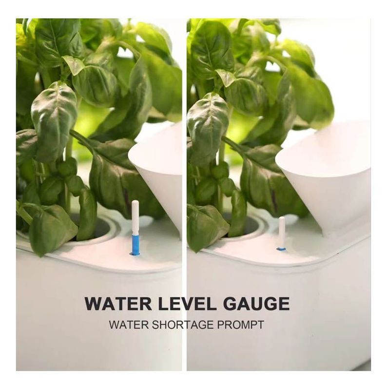 Sistema de cultivo hidropónico 10 plantas con luz de crecimiento-5