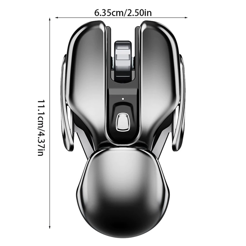 Mouse Gamer Ianlámbrico Silenciosos PX2 Metal 2,4G-2