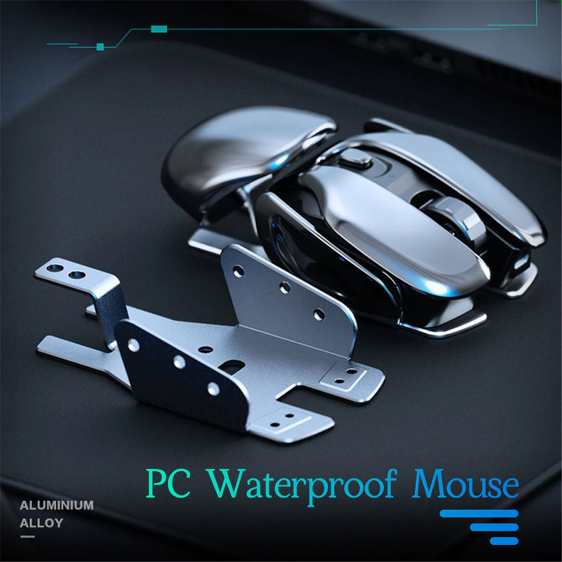 Mouse Gamer Ianlámbrico Silenciosos PX2 Metal 2,4G-5