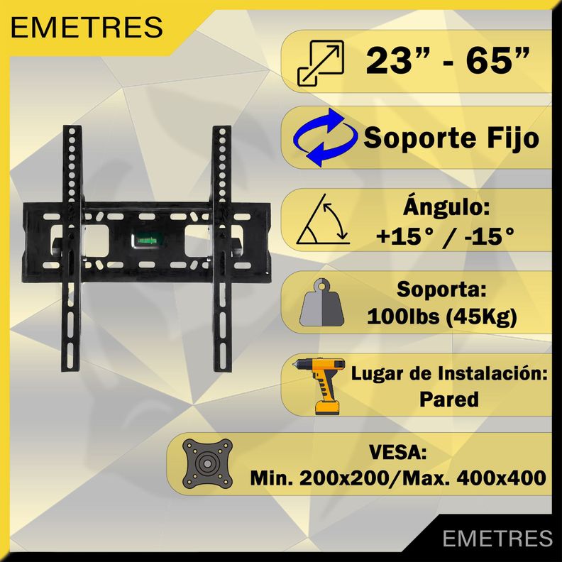 Soportes De Tv 23 Hasta 65 Pulgadas Soporte Smart Tv Soporte Televisor Brazo Para Tv Base Tv-1
