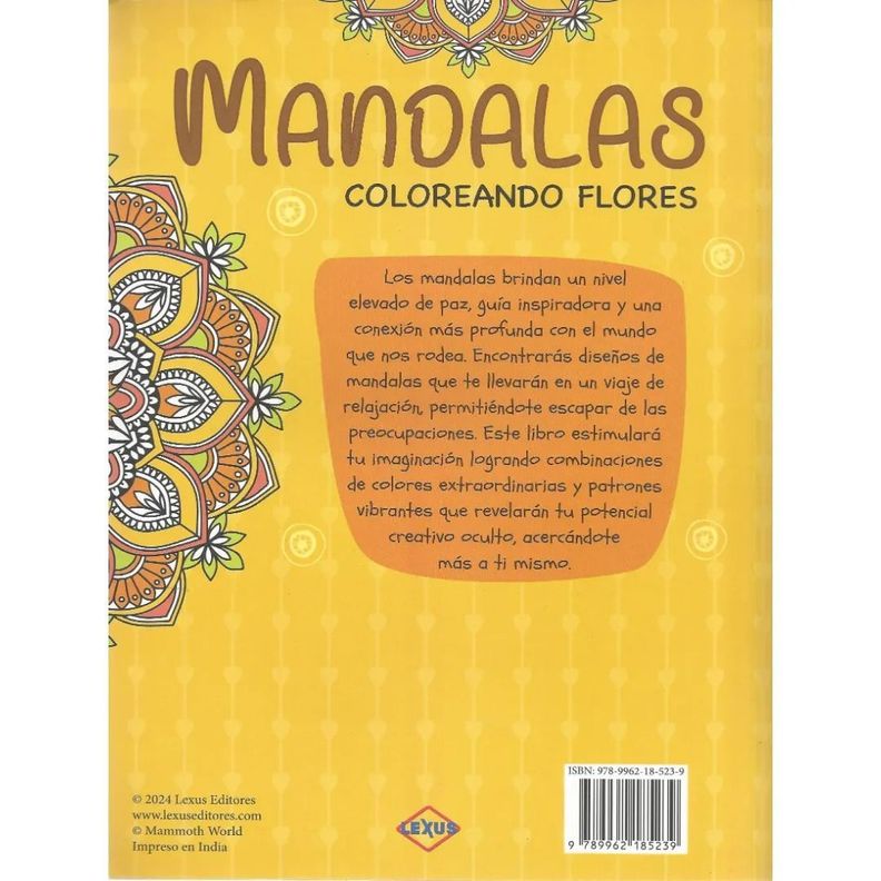Mandalas libro para colorear Mammothworld Lexus Editores-2
