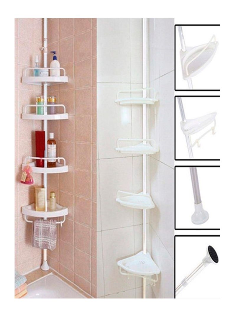 Esquinero de ducha 4 niveles plegable-2