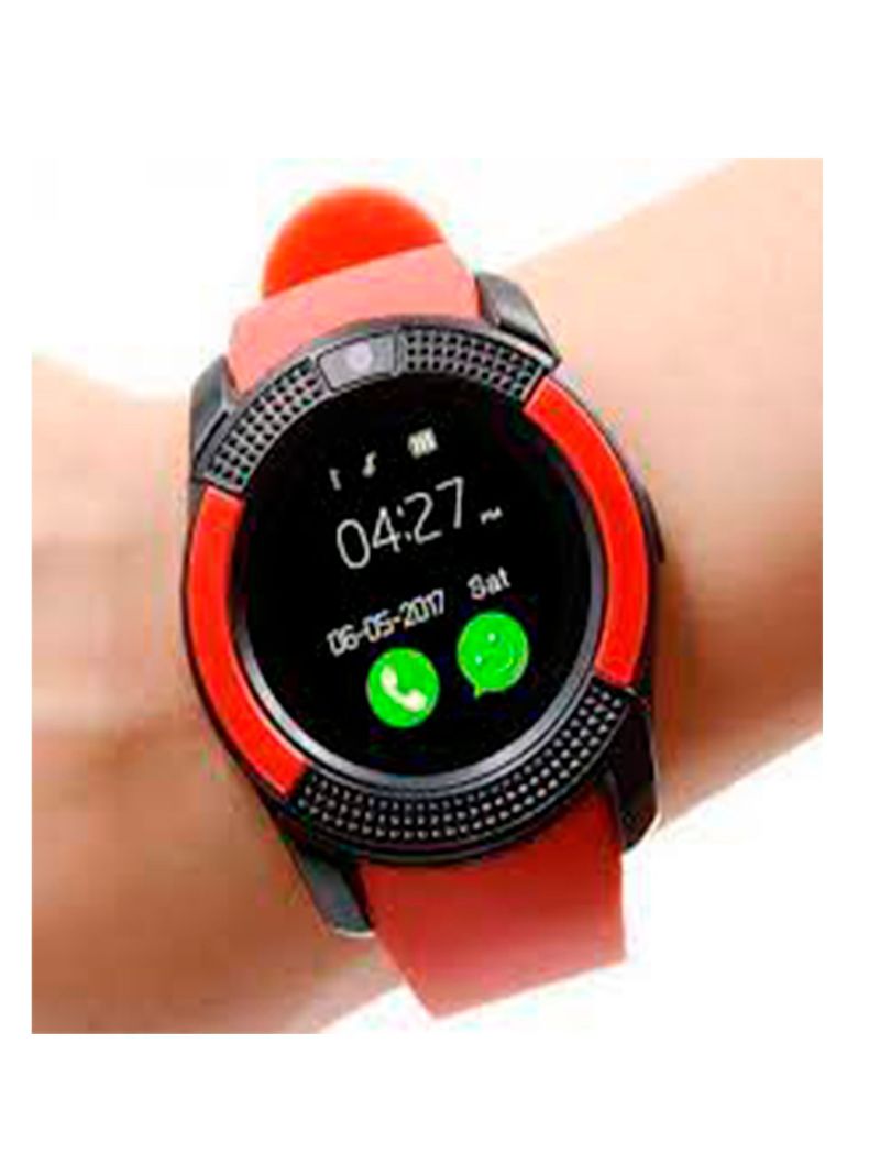 Smartwatch V8 rojo-2